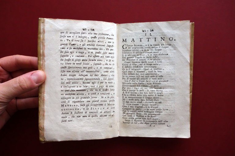 Il Mattino il Mezzogiorno e La Sera Poemetti Tre Savioni …