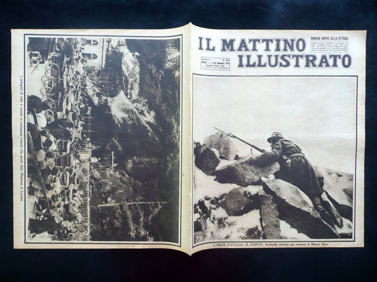 Il Mattino Illustrato Numero Doppio Vittoria WW1 Grande Guerra N. …