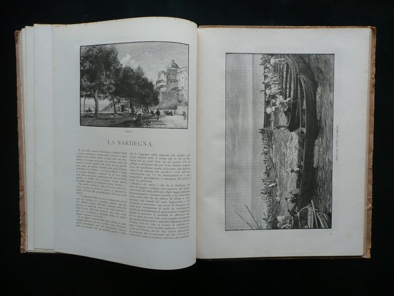 Il Mediterraneo Pittoresco Descritto da Celebri Viaggiatori Sonzogno Milano 1892