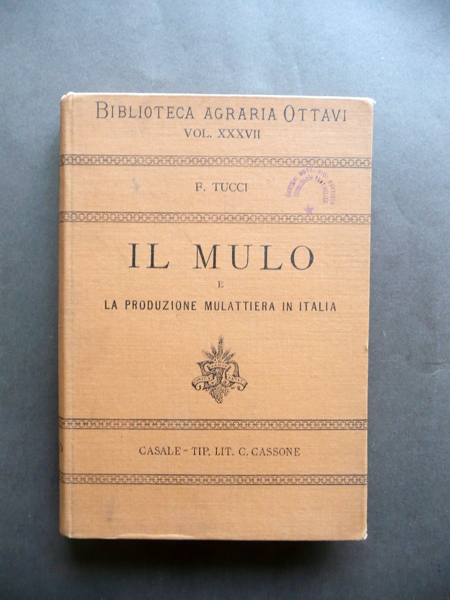 Il Mulo e la Produzione Mulattiera in Italia F. Tucci …