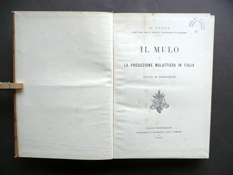 Il Mulo e la Produzione Mulattiera in Italia F. Tucci …