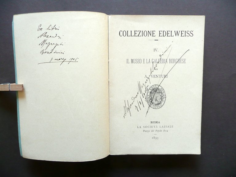 Il Museo e la Galleria Borghese Adolfo Venturi Societ‡ Laziale … | Immagine Gallery 2