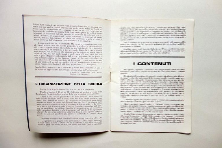 Il Nostro Piccolo Mondo la Scuola-Citt‡ Pestalozzi Firenze 1944-1979