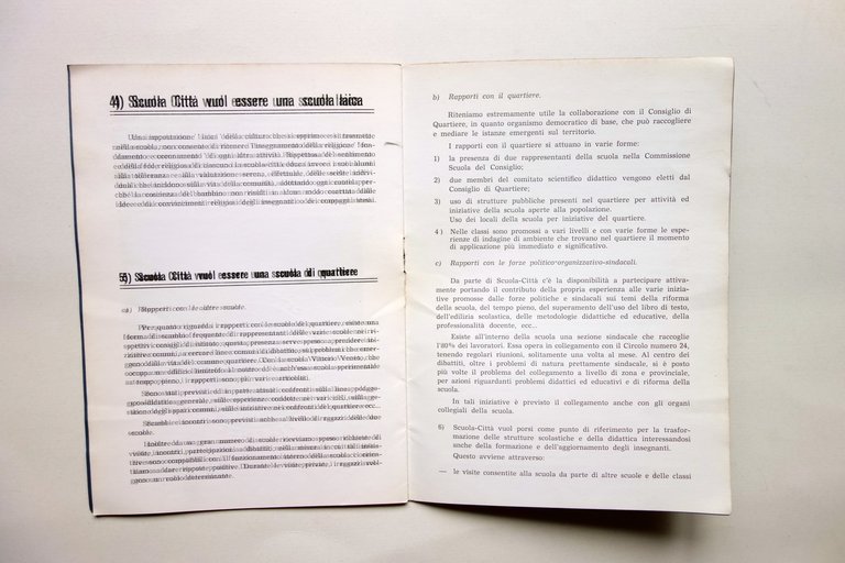 Il Nostro Piccolo Mondo la Scuola-Citt‡ Pestalozzi Firenze 1944-1979