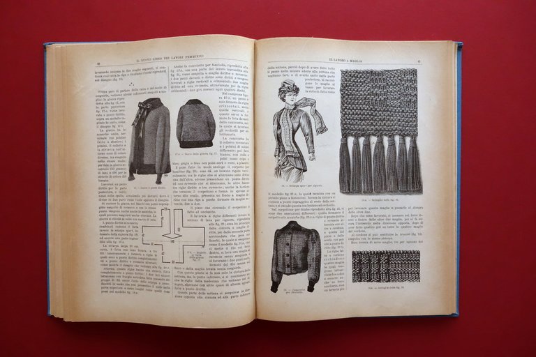 Il Nuovo Libro dei Lavori Femminili A. Brizzi Ramazzotti Sonzogno …