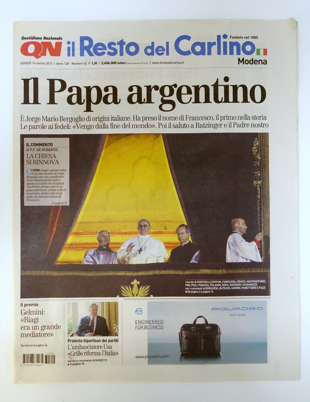 IL PAPA ARGENTINO ELEZIONE BERGOGLIO FRANCESCO IL RESTO DEL CARLINO …