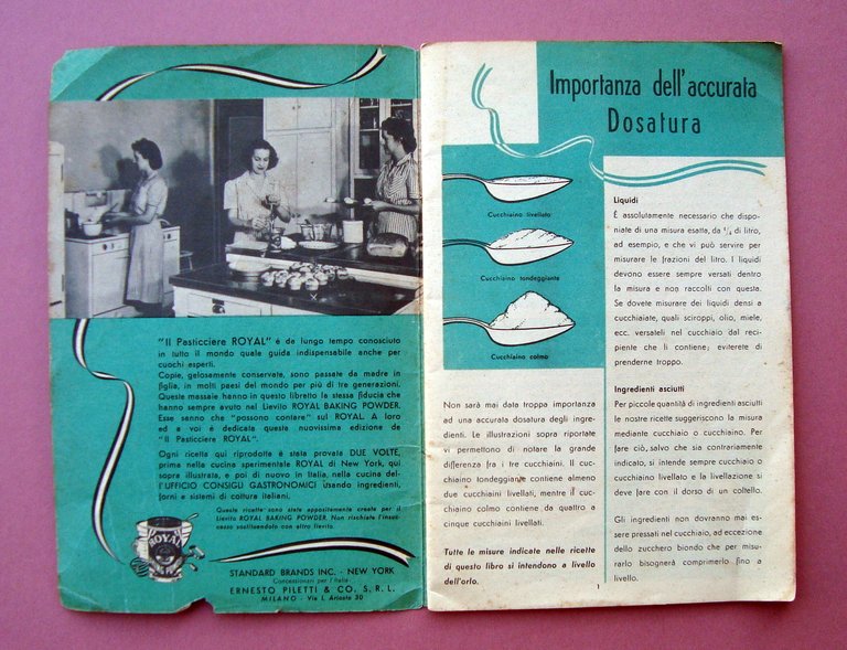 Il Pasticciere Royal edizione Internazionale 1949 gastronomia | Immagine Gallery 2