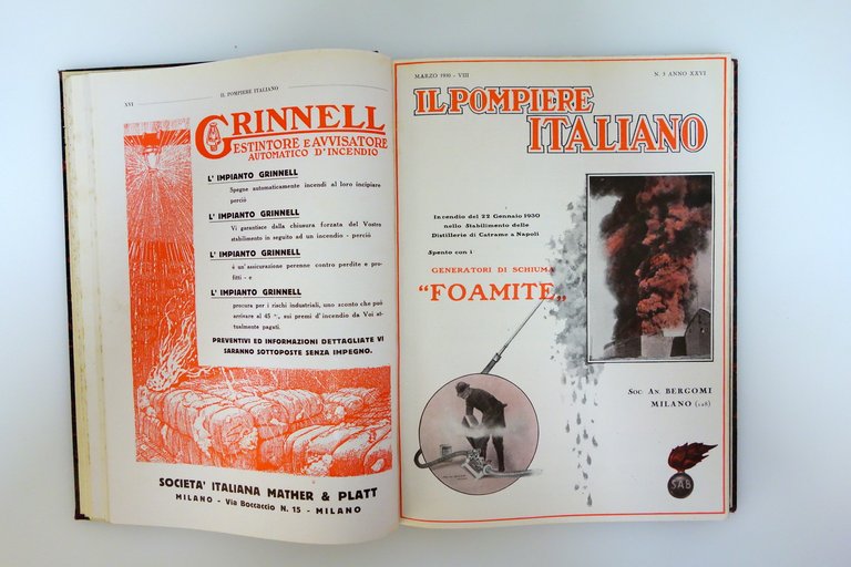 Il Pompiere Italiano 12 Numeri Anno Completo 1930 Vigili del …