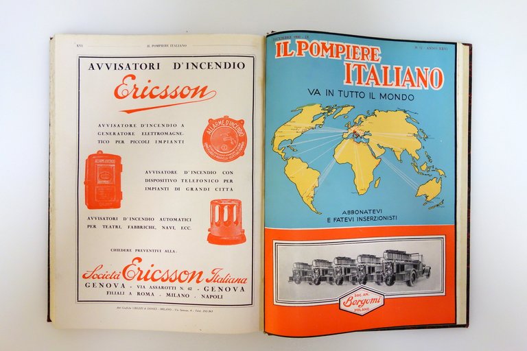Il Pompiere Italiano 12 Numeri Anno Completo 1930 Vigili del …