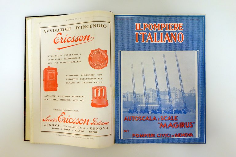 Il Pompiere Italiano 12 Numeri Anno Completo 1931 Vigili del …