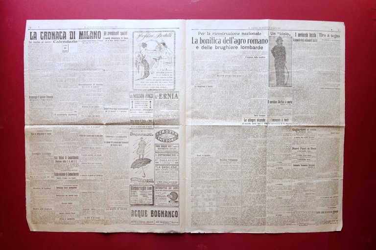 Il Popolo d'Italia Anno VIII N. 220 14/9/1921 Nel Nome … | Immagine Gallery 2