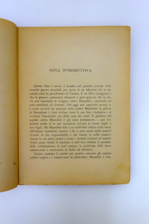 Il Processo a Mussolini Ed. Clandestina Cassius La Fiaccola Milano … | Immagine Gallery 5