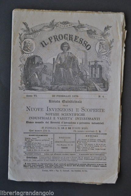 Il Progresso Invenzioni Pictet Gaz Caleidoscopio Mitragliatrice Revolver 1878