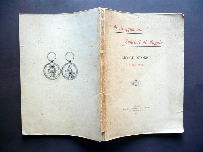 Il Reggimento Lancieri di Foggia Ricordi Storici 1863-1901 Marino Caserta … | Immagine Gallery 2