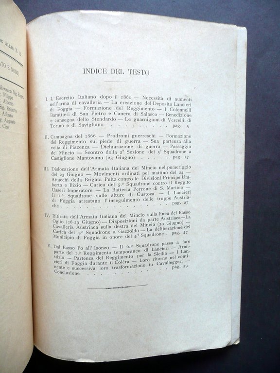 Il Reggimento Lancieri di Foggia Ricordi Storici 1863-1901 Marino Caserta … | Immagine Gallery 4