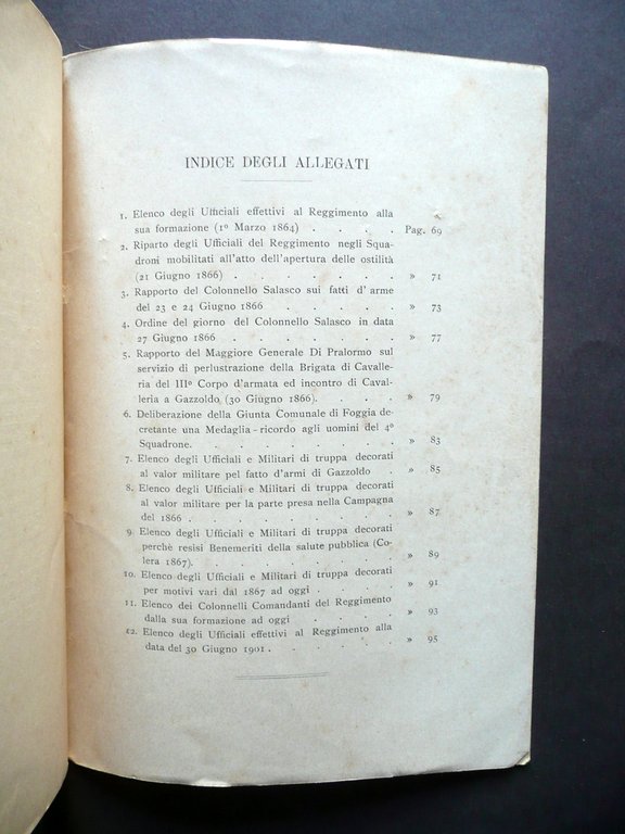 Il Reggimento Lancieri di Foggia Ricordi Storici 1863-1901 Marino Caserta … | Immagine Gallery 5