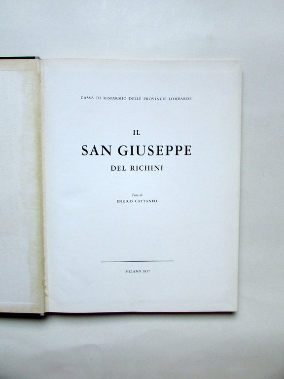 Il San Giuseppe del Richini Testo di E. Cattaneo Cassa …