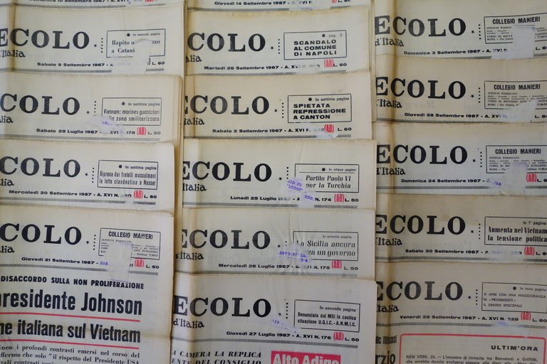 IL SECOLO D'ITALIA QUOTIDIANO 29 NN. LUGLIO-SETTEMBRE 1967 COMPLETI OTTIMI | Immagine Gallery 7