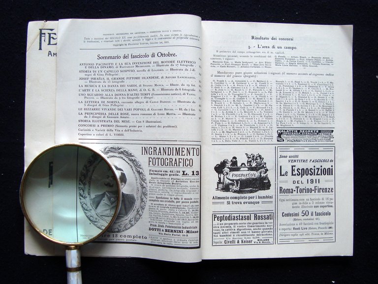 Il Secolo XX Anno X N 10 Ottobre 1911 La …