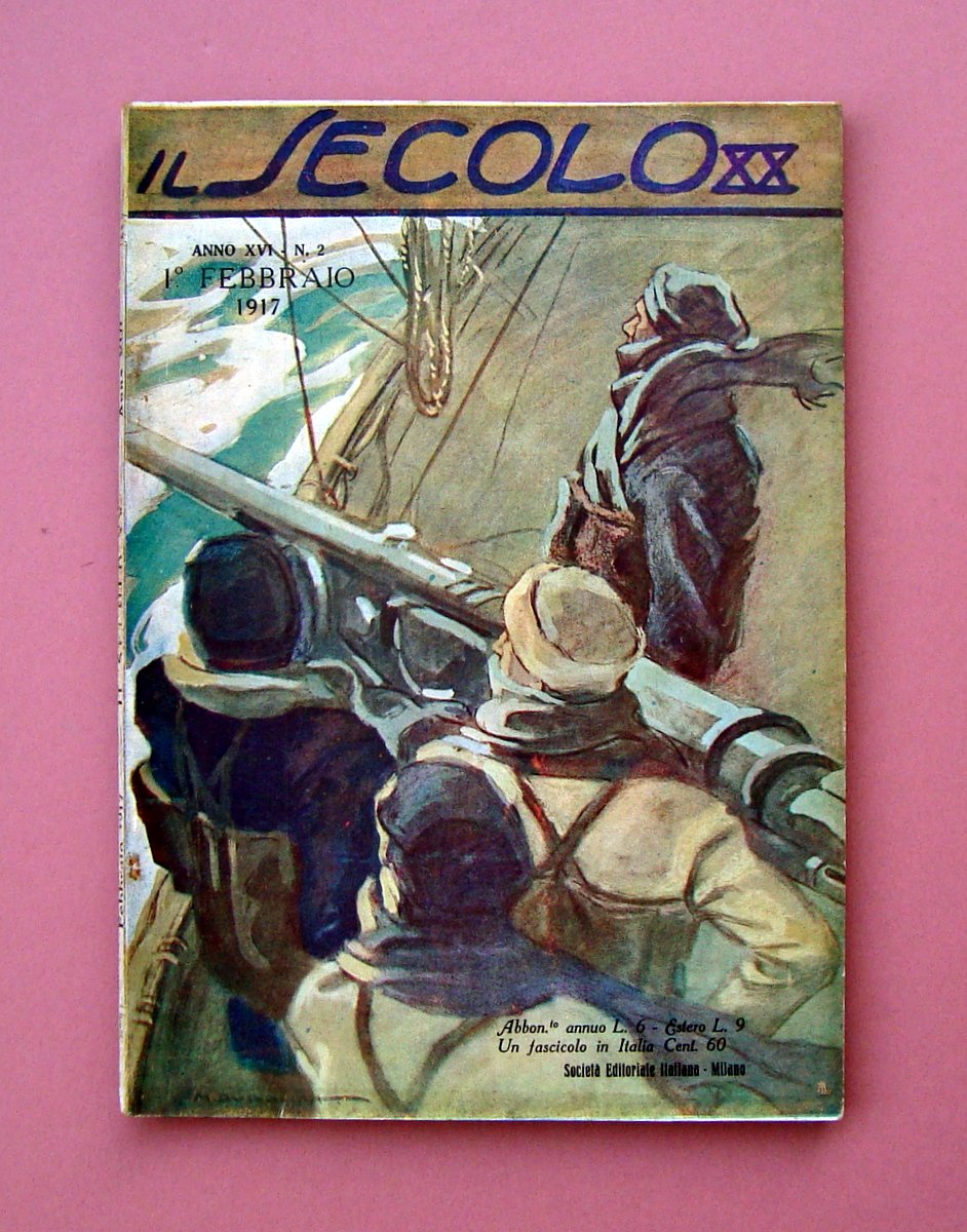 Il Secolo XX Anno XVI N.2 1917 Tencaioli Malta Italia …