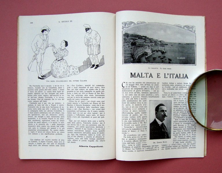 Il Secolo XX Anno XVI N.2 1917 Tencaioli Malta Italia …