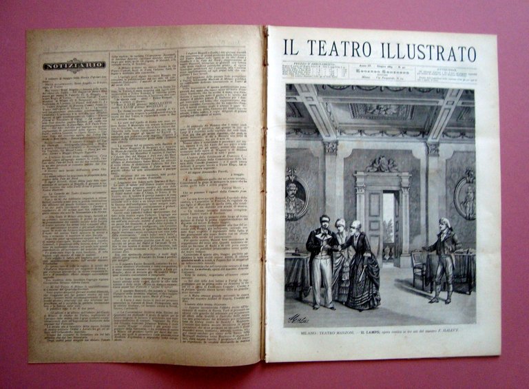 Il Teatro Illustrato Anno IV Giugno 1884 n 42 Il …