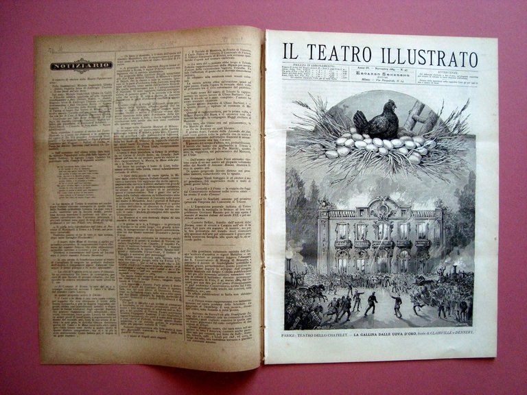 Il Teatro Illustrato Anno IV Novembre 1884 n 47 La …