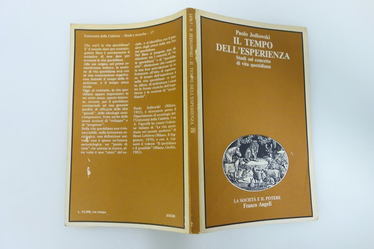 IL TEMPO DELL'ESPERIENZA STUDI CONCETTO VITA QUOTIDIANA JEDLOWSKI FRANCO ANGELI | Immagine Gallery 3