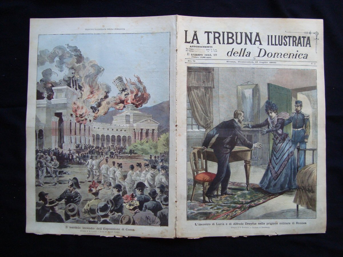 Il terribile incendio dell'Esposizione di Como TRIBUNA ILLUSTRATA 16 luglio …