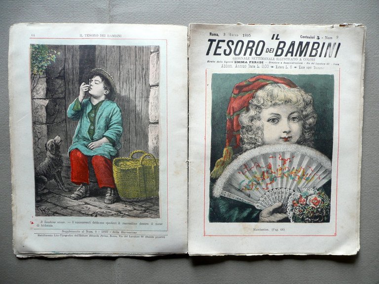 Il Tesoro dei Bambini Parte XII Edoardo Perino Roma 1895 …