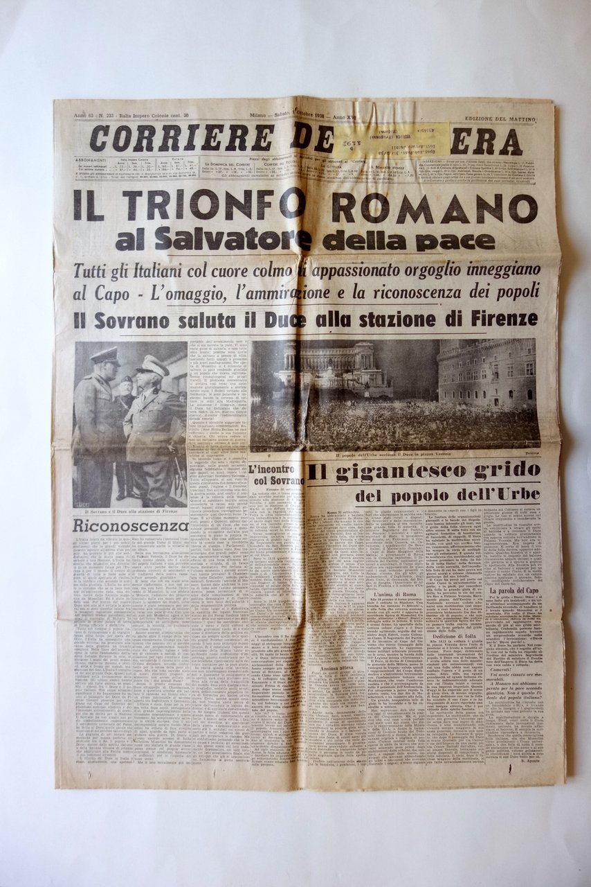 Il Trionfo Romano al Salvatore della Pace Corriere della Sera …