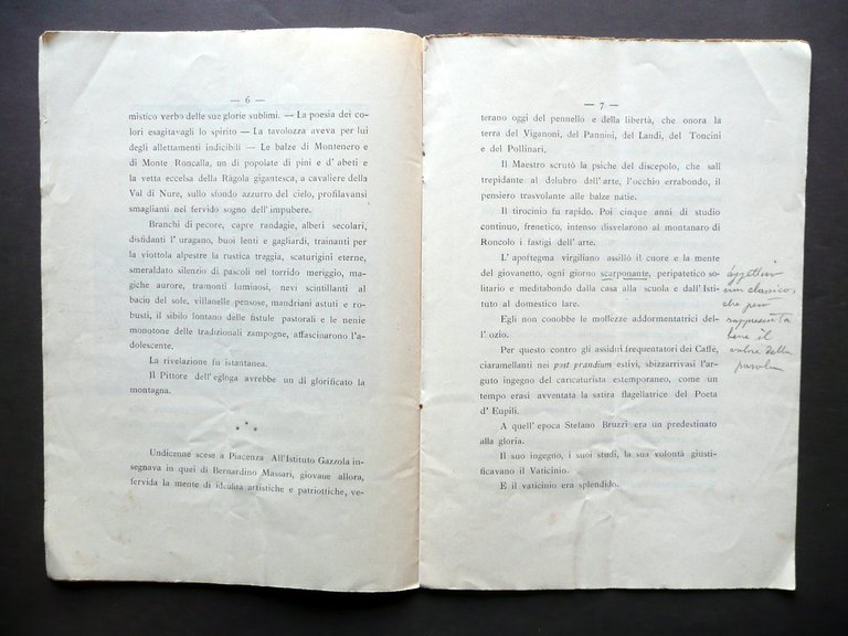 Il Virgilio della Tavolozza Carlo Giarelli Battei Parma 1911 Stefano …