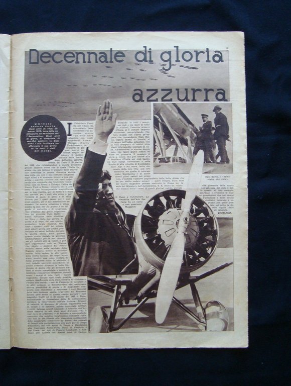 Illustrazione del Popolo Anno XIII numero 14 1933 MacDonald Duce …