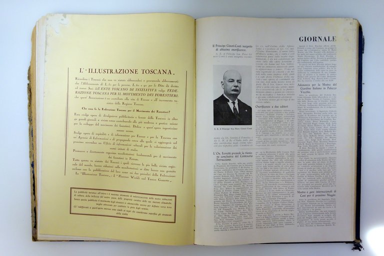 Illustrazione Toscana Rassegna Attività Regionale 12 Numeri Anno Completo 1930