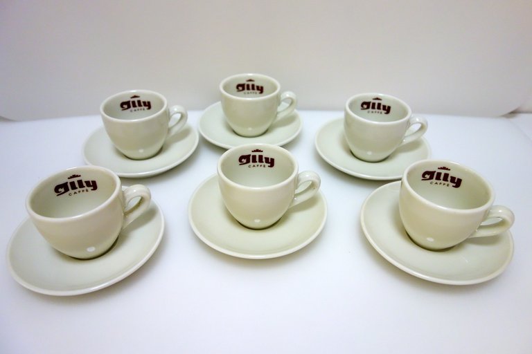 Illy Caffè 6 Tazzine con Piattini SPM Bayreuth Anni '70 …