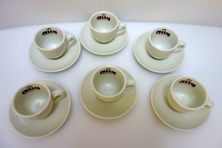 Illy Caffè 6 Tazzine con Piattini SPM Bayreuth Anni '70 …