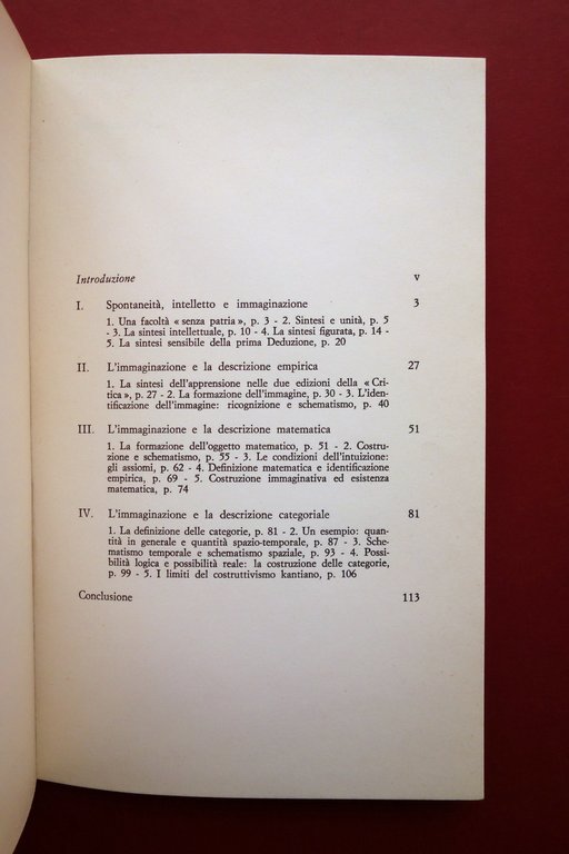 Immaginazione e Matematica in Kant Margherita Palumbo Laterza 1985