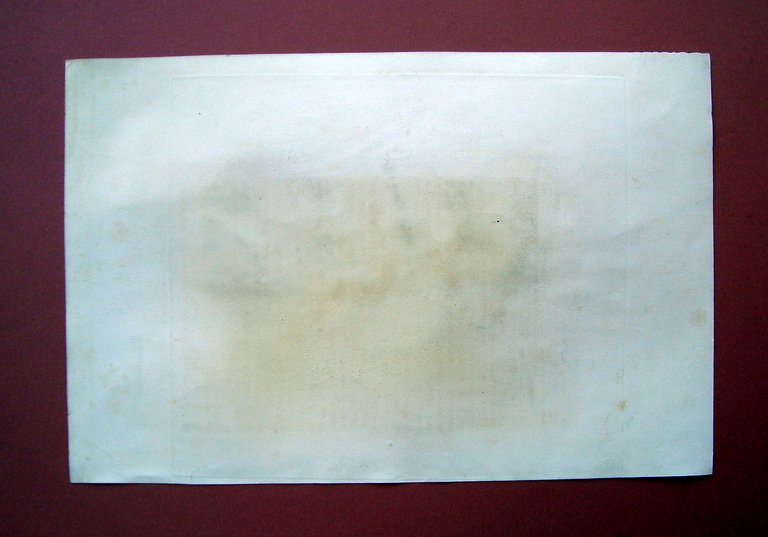 Incisione rame 1830 Ribera pins Omero canta l'Odissea