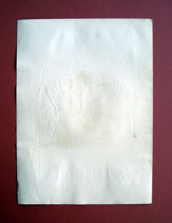 Incisione rame L'Arcangelo Raffaello e Tobia Galleria Pitti Firenze 1842