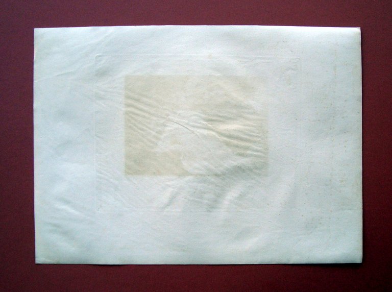 Incisione rame Ninfa con Satiro Galleria Pitti Firenze 1842 Caracci …