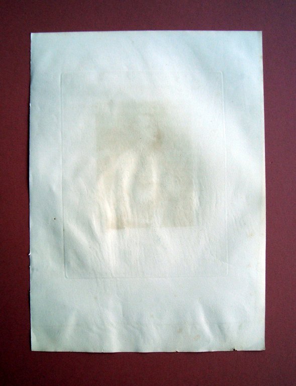 Incisione rame S.Caterina Scuola Leonardo Galleria Pitti Firenze 1842