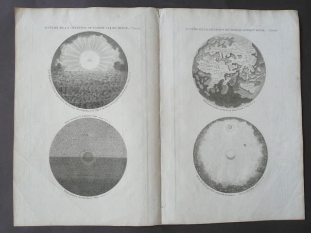 Incisione Sistema Creazione Mondo Secondo MosË Sisteme Creation du Monde …