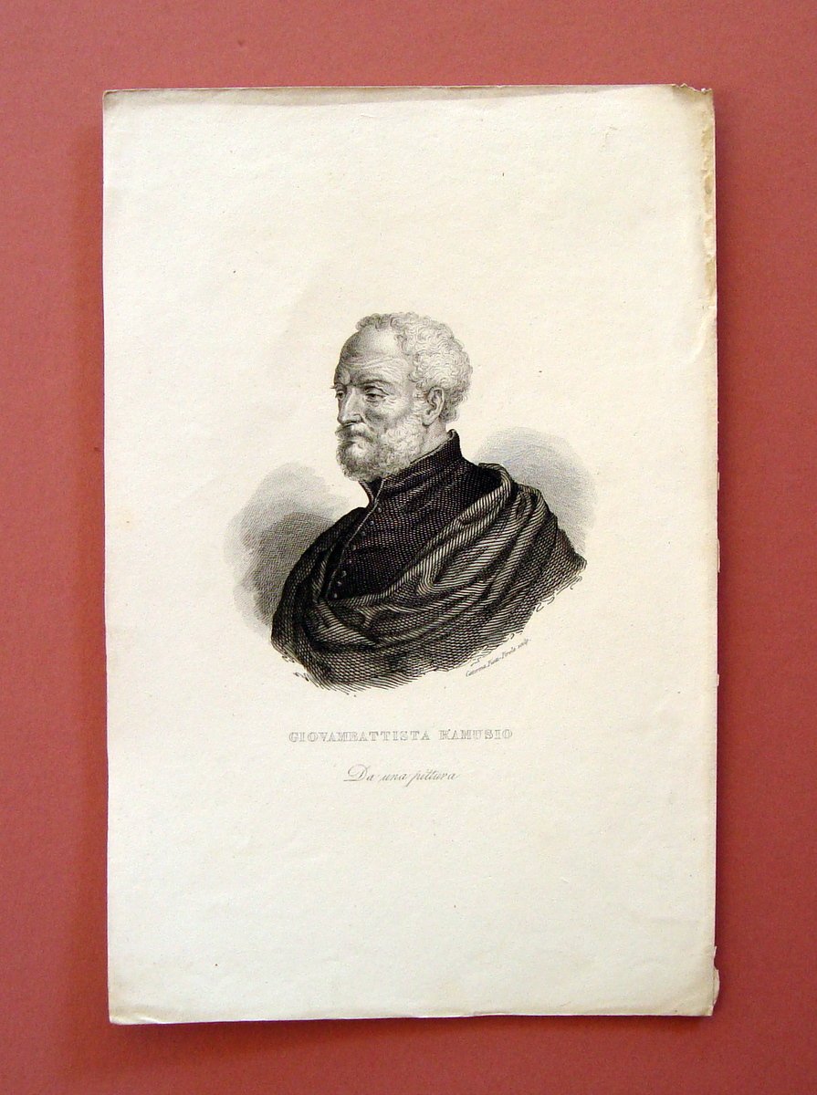 Incisione su rame Giovambattista Ramusio i prima met‡ Ottocento | Immagine principale