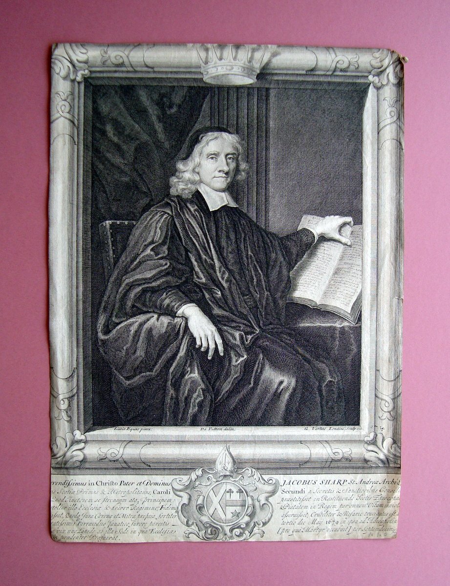 Incisione su rame originale Jacobus Sharp St Andrea