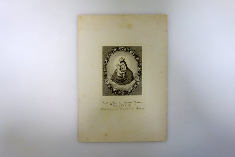 Incisione Vera Effigie di Maria Vergine della Scala S. Sebastiano … | Immagine Gallery 3
