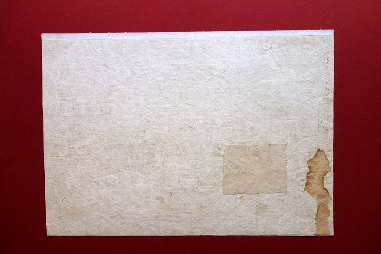 Incisione Vue d'Optique Vue du Feu prit a la Salle …