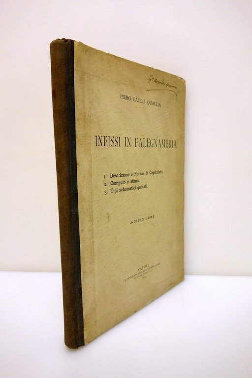 Infissi in Falegnameria Piero Paolo Quaglia Giannini Napoli 1893 17 …