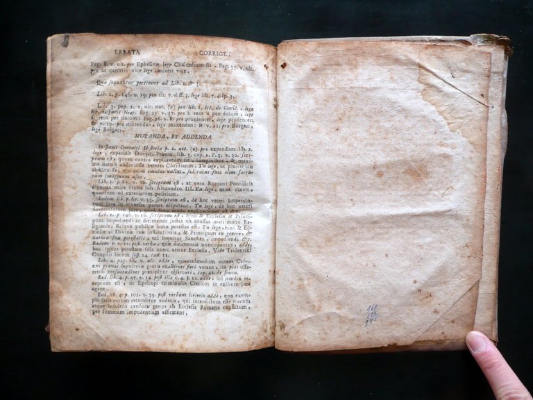 Institutiones Canonicae ad Virum Amplissimum J. Paschalis Cyrilli Napoli 1745 | Immagine Gallery 3