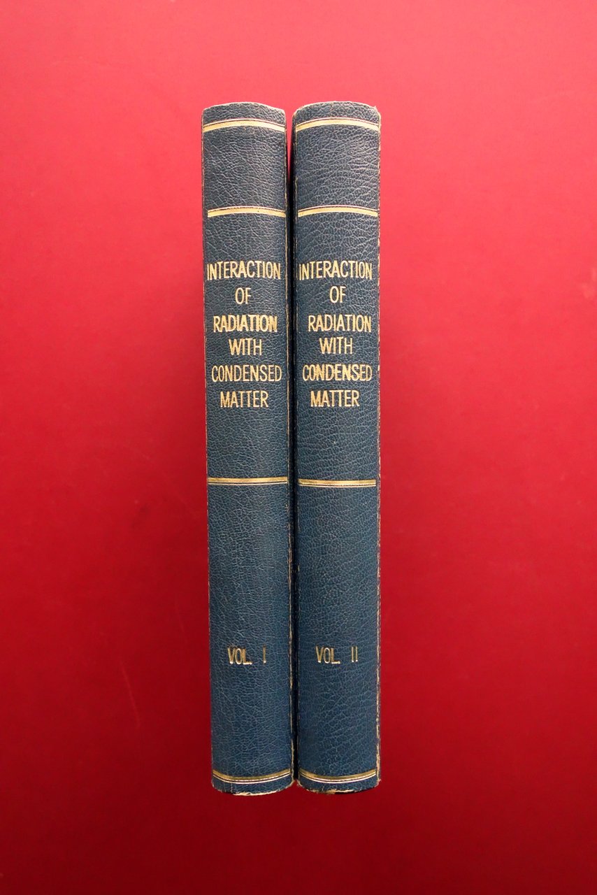 Interaction of Radiation With Condensed Matter Atomic Energy Agency 1977 …
