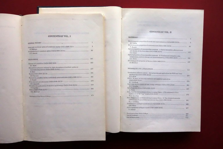 Interaction of Radiation With Condensed Matter Atomic Energy Agency 1977 …
